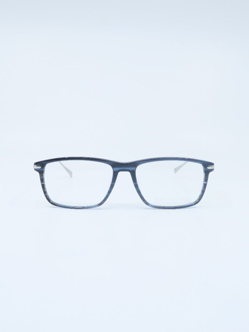 John Varvatos  VJV425 55mm Blue Horn, Rectangle, New Men's Eyeglasses Frames.